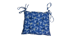 Coussin de chaise en lin multicolore assorti Kantha Mix, taille personnalisée, doux, tissé et matelassé pour la décoration intérieure