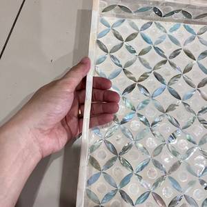 Plateau de service en nacre au design unique Ensemble de plateau en nacre pour événements festifs au prix le plus bas par HANDMADE CRAFT - Product Image 3