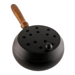 Quemador de Incienso de Hierro de Excelente Calidad con Tapa, Diseño Forjado, Asa de Madera, Aromático, para Iglesia u Hogar, Fragancia Personalizable, Tamaño/Color a Elección - Product Image 6