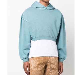 Sudadera Corta con Capucha al Por Mayor, con Tela Suave y Ajuste Elegante para Uso Diario Informal, Sudadera Corta Básica - Product Image 2
