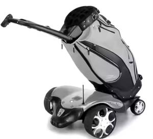 Chariot électrique à télécommande au lithium Golf F1-S, nouveau modèle, avec batterie supplémentaire, acier inoxydable, capacité de 50 kg, vitesse de 24 km/h - Product Image 3