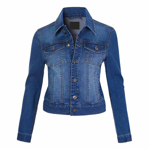2025 gran oferta chaqueta vaquera para mujer con cuentas perla suelta fina Otoño e Invierno pantalones vaqueros cortos para mujer chaqueta vaquera - Product Image 1