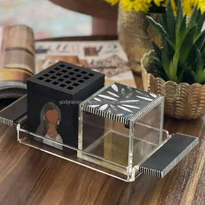 Bandeja de servicio de madera con incrustaciones de madreperla hecha a mano de la mejor calidad al por mayor, precio de fábrica para uso religioso - Product Image 3