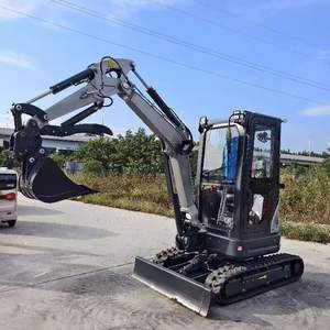 Mini excavadora eléctrica CX25EV con envío gratuito, excavadora pequeña de 2.5 toneladas para granja, mini excavadora con motor Kubota, alta potencia de excavación. - Product Image 3