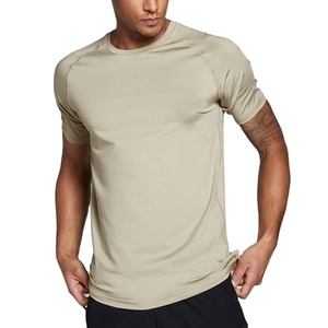 Camiseta Deportiva Elástica y Transpirable, 80% Poliéster, 20% Elastano, Mangas Raglán, Corte Regular, Precio Bajo al por Mayor, Verano - Product Image 1