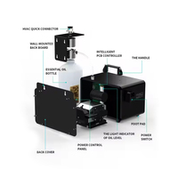 Diffuseur d'arômes intelligent électrique professionnel en métal pour grands espaces commerciaux, machine d'aromathérapie pour hôtels français