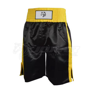 Service OEM Vente en gros Short de boxe de couleur unie personnalisé Nouvelle arrivée Short de boxe pour adulte - Product Image 1