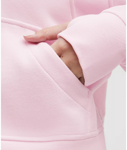 Wholesale Anti-Wrinkle Women's <b>Hoodies</b> Half Zipper 100% Cotton Breathable <b>Hoodies</b> Oversize Streetwear <b>Hoodies</b> for Woman - Product Image 5