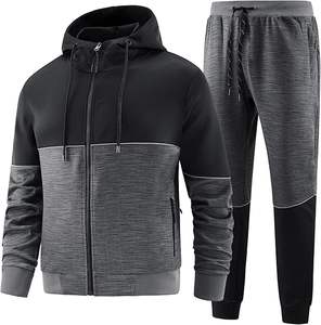 Survêtement d'hiver pour homme sur mesure en gros, en molleton de coton, imperméable, coupe-vent, service OEM, fabrication en usine, prix raisonnable - Product Image 2