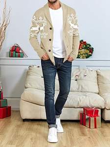 Breathable Plus Size Men's Sweaters Christmas Cardigan Sweaters 2024 High Quality Plus Cotton Sweaters Men Casual Sweatshirts - Product Image 6