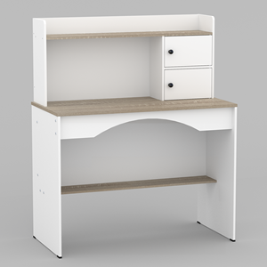 Escritorio con Armario Sonoma - Diseño Contemporáneo, Tablero de Partículas Laminado Resistente, Amplio Espacio de Almacenamiento para Espacios de Trabajo en Apartamentos - Product Image 1