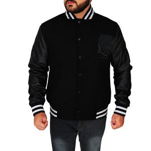 OEM personalizado Chenille bordado lona manga Vintage Formal béisbol Letterman Versity chaqueta Unisex transpirable impermeable - Product Image 6