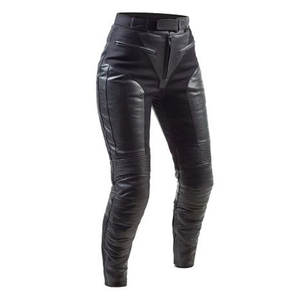 Pantalon en cuir pour moto homme de haute qualité, style classique avec fermeture sécurisée pour une conduite en toute sécurité - Product Image 1
