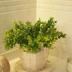 การออกแบบที่ไม่ซ้ํากันธรรมชาติถ้วยหวายทําด้วยมือหม้อดอกไม้ชา, หม้อชาวไร่มัลติฟังก์ชั่นสําหรับตกแต่งบ้านที่ทําในเวียดนาม - Product Image 2