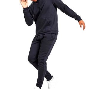 Ensemble de survêtement personnalisé pour hommes Polyester coton DTF DTG Rhinestone deux pièces Slim Fit Jogger Outfit Gym Wear Athletic Suit - Product Image 1