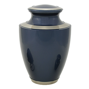 Urnas de cremación de Metal hechas a mano de nuevo diseño para cenizas humanas Urna funeraria de latón con luz de luna decorativa personalizada - Product Image 1