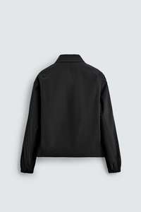 Chaqueta de invierno de punto para hombre con cuello levantado - Product Image 3