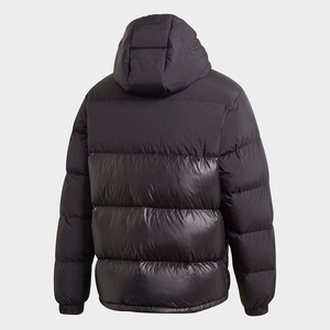 Manufactures High Quality Customized Hooded Windproof Breathable <b>Canvas</b> Stand Collar Winter Men's Puffer <b>Jackets</b> Front OEM - Product Image 2
