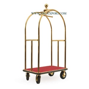Furniture <b>Shelves</b> Metal Frame Home Storage Luggage Rack Admirable Designing Large Size Gold Plated Unique New Style Luggage Rack - Product Image 5