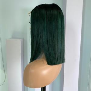 วิกผมแท้มัดผมมนุษย์บริสุทธิ์จากเวียดนามวิกผมตรงลูกไม้สีเขียวใสไม่ผ่านกระบวนการ - Product Image 6
