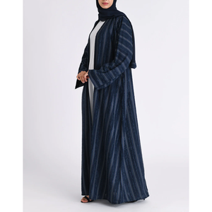 Chất Lượng Cao 2025 Abaya Nhà Sản Xuất Hồi Giáo Quần Áo Hồi Giáo Abaya Với Thêu Hạt <span class=keywords><strong>Sequins</strong></span> Làm Việc Buổi Tối - Product Image 4