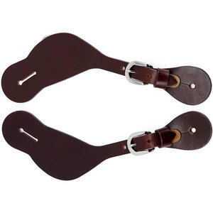 Cuir de qualité supérieure Western Spur Straps Cowboy Bottes Single Ply Design Hommes Femmes Riding Gear Western Horse Tack Rodeo Use - Product Image 4