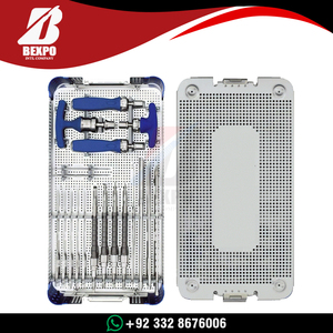 ชุดเครื่องมือผ่าตัดกระดูกสันหลัง MIS แบบแผลเล็ก PLIF/TLIF ชุดเครื่องมือสำหรับสกรูเพดิเคิล อุปกรณ์การแพทย์ที่ได้มาตรฐาน - Product Image 5