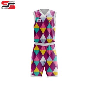 Kit de uniforme de baloncesto sublimado unisex Jersey impreso digital de alta calidad y pantalón corto para hombres y mujeres ropa deportiva - Product Image 5