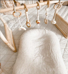 Salle de sport en bois de rotin naturel écologique pour bébés salle de sport en rotin robuste et durable pour bébés et tout-petits salle de sport - Product Image 6