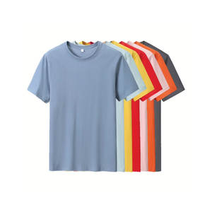 T-shirt pour homme en coton 100% décontracté à manches courtes avec imprimé vintage lavé en gros, poids lourd, provenant d'une usine du Bangladesh - Product Image 2