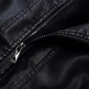 <b>Top</b> Trending Pure <b>Leather</b> <b>High</b> Quality Winter Stand Collar Customizable <b>Leather</b> Jacket Wholesale New Fashion - Product Image 4