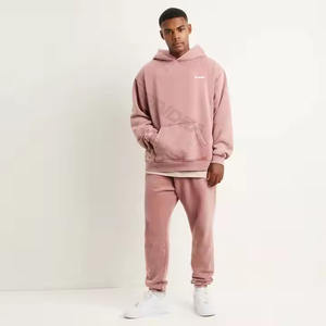 Ondra เสื้อสเวตเตอร์ลำลองมีฮู้ดของผู้ชาย, เสื้อแฟชั่นแขนยาวผ้าฟลีซแบบสวมหัวมีกระเป๋า - Product Image 3