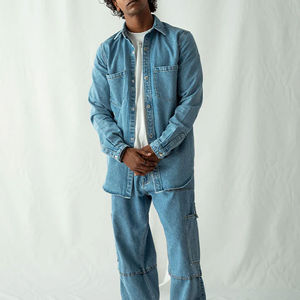 Chemise en jean à la mode en coton Offre Spéciale Chemise en jean à prix de gros Chemise en jean de qualité supérieure du fabricant pakistanais - Product Image 5