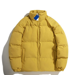 Vente en gros grande taille hiver bulle blanc doudoune hommes logo personnalisé extérieur chaud matelassé manteau doudoune imperméable - Product Image 2