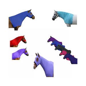 Équitation capuche extensible et fine en Spandex avec fermeture éclair - Product Image 4