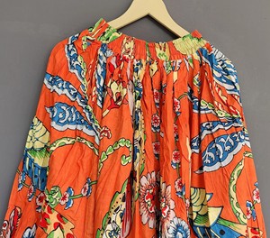 กระโปรงมิดิผ้าลินินสไตล์โบฮีเมียนผ้าฝ้ายทรงเอไลน์อัดพลีทกระโปรงบานผ้ายืดเอวยางยืดทรงหลวมสำหรับเทนนิสขนาดพลัสไซส์ออกแบบได้ตามต้องการ - Product Image 2