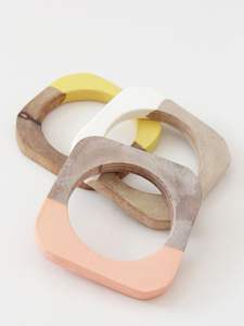 Décoration de table et accessoires ronds de serviette décoration de la maison Original 100% porte-anneau de serviette en pierre de marbre naturel porte-mouchoirs - Product Image 4