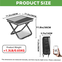 Chaise de camping pliable en aluminium Oxford Jiafei - Durable, légère, résistante aux intempéries, portable, mobilier de pique-nique d'extérieur