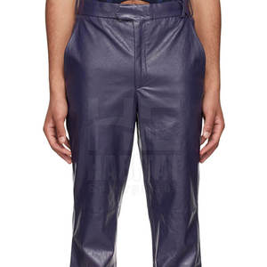 Pantalones de Cuero para Hombre de Diseño Único, Cómodos, Elegantes, Duraderos, de Cuero Genuino Suave, Ajuste Perfecto para Uso en Exteriores - Product Image 5