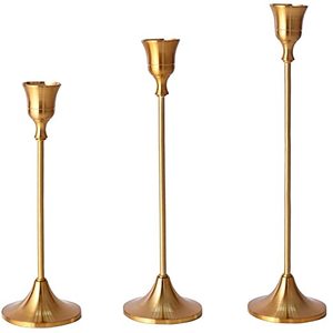 Creative <b>Silver</b> & Gold Combination Metal <b>Candlestick</b> Holder Luxury Christmas Home Wedding Decoration Shiny Finish Candle Stands - Product Image 6