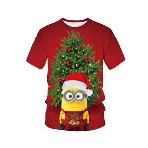 เสื้อยืดพิมพ์ลายสีทึบสไตล์ลำลองคุณภาพสูง - Product Image 2