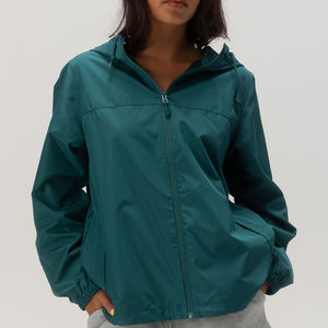 Chaquetas cortavientos de diseño personalizado para mujer Chaquetas cortavientos transpirables Chaquetas cortavientos ligeras Chaquetas cortavientos - Product Image 6