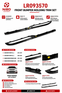 Inserto Paraurti Posteriore Destro di Qualità Premium OE LR093570 per Land Rover Range Rover <span class=keywords><strong>Velar</strong></span> 2017-2024 Ricambi <span class=keywords><strong>Auto</strong></span> - Product Image 2