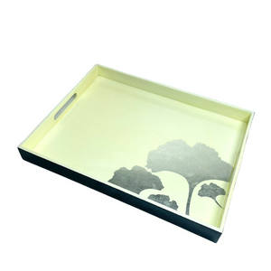Plateau de laque Laque polie Nom de marque personnalisé Plateau de conception moderne de style laque du Vietnam - Product Image 5