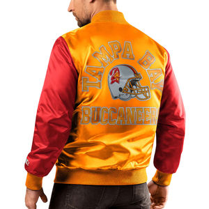 Chaqueta Universitaria de Invierno para Hombre con Cuello Alto, Cuerpo de Satén Suave y Liso, Construcción Duradera, Estilo Retro, Aspecto Deportivo Informal - Product Image 6