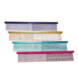Greyhound Comb Ultra Lite Sparkle /Extra Fine Tip herramientas de aseo para mascotas Acero inoxidable Shorter Tine - Product Image 6