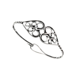 Unique Design 925 Sterling Solid Silver Handcrafted Bangle <b>Women</b> Girls Fashion Collection Designer Handmade Jewelry Wholesaler - Product Image 4
