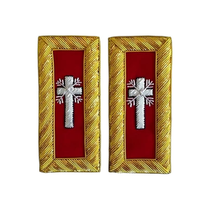 NUEVAS Hombreras de Alambre Dorado con Flecos, Epaulettes para Uniformes de Banda de Marcha - Product Image 1