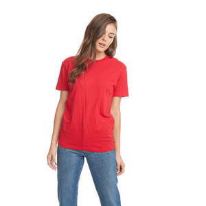 เสื้อยืดคอตตอนสไตล์ยูนิเซ็กซ์ Next Level เนื้อผ้านุ่ม ผลิตจากผ้าคอตตอนหวีแบบ Ringspun สำหรับแบรนด์เสื้อผ้า เสื้อยืดแขนสั้นสีแดง - Product Image 1