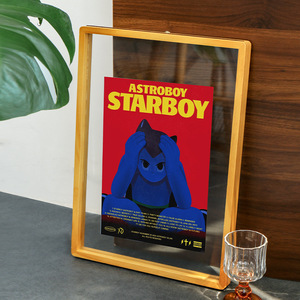 Transparent Double Acrylic Shadow Box Picture <strong>Frame</strong> With Wooden Decorative <strong>Floating</strong> Design For Home Display Cases - Product Image 5